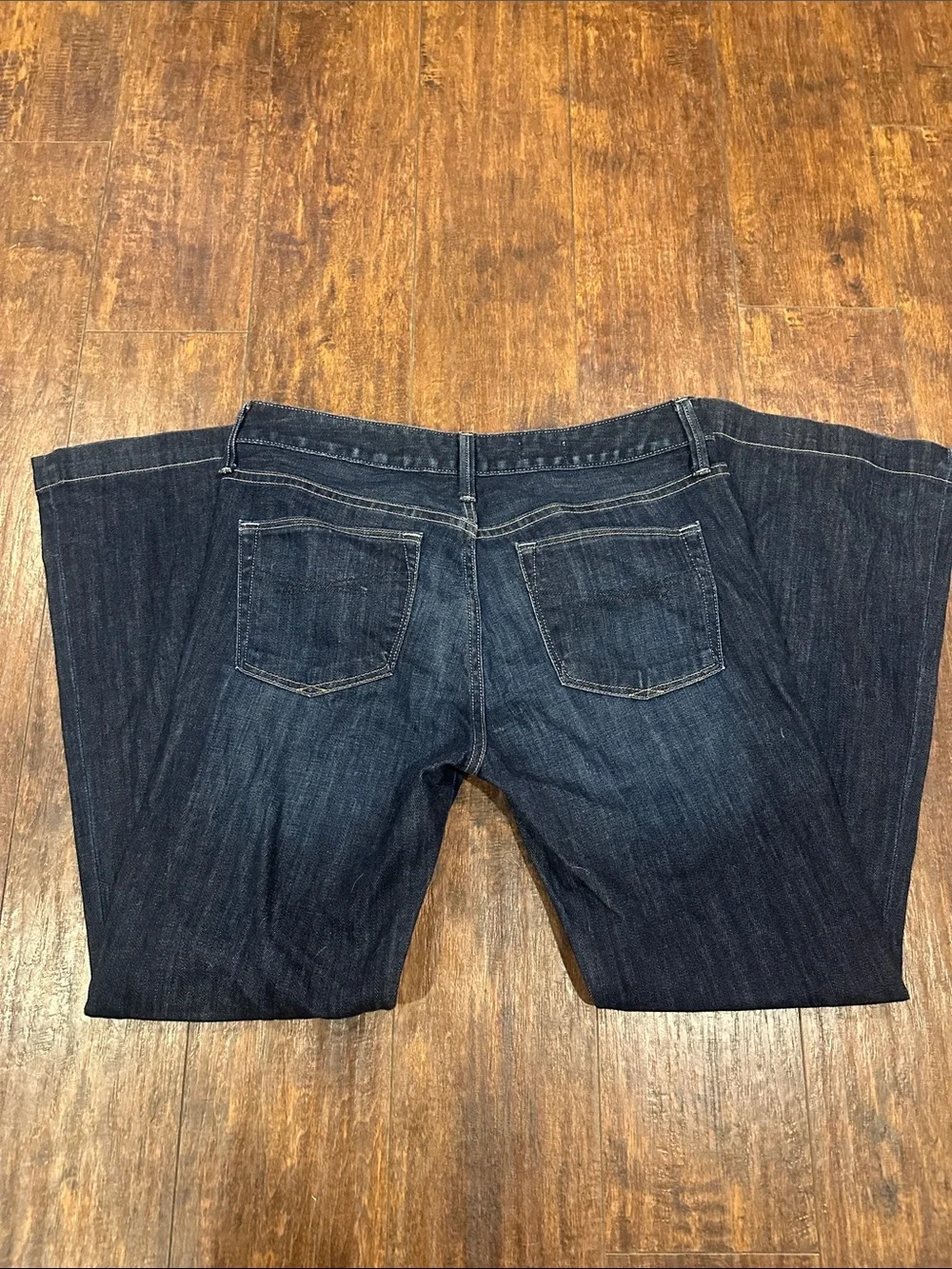 GAP Dark Indigo Wide-Leg Jeans